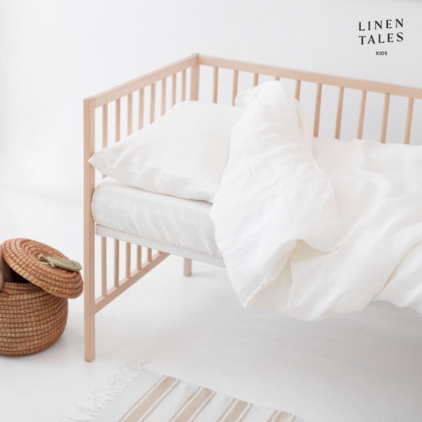 Egyszemélyes len gyerek ágyneműhuzat 140x200 cm – Linen Tales-image-3
