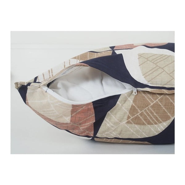 Barna egyszemélyes krepp ágyneműhuzat 140x200 cm Autumn Leaf – B.E.S.-image-2