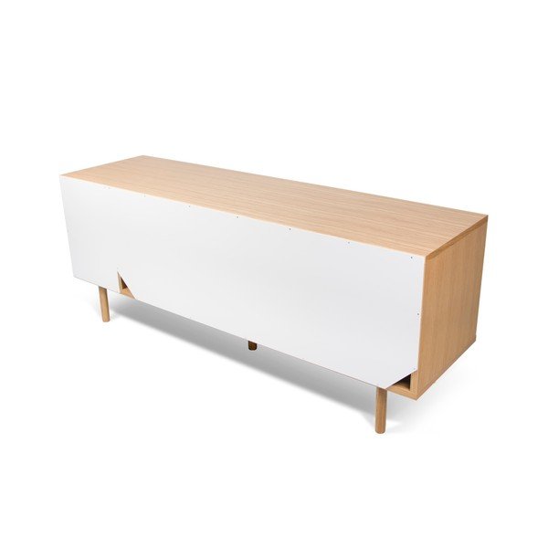 Dann Oak fehér-szürke komód - TemaHome-image-1