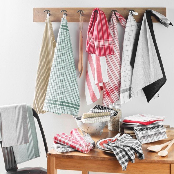 Pamut konyharuha szett 3 db-os 50x70 cm Vibrato – douceur d'intérieur-image-1