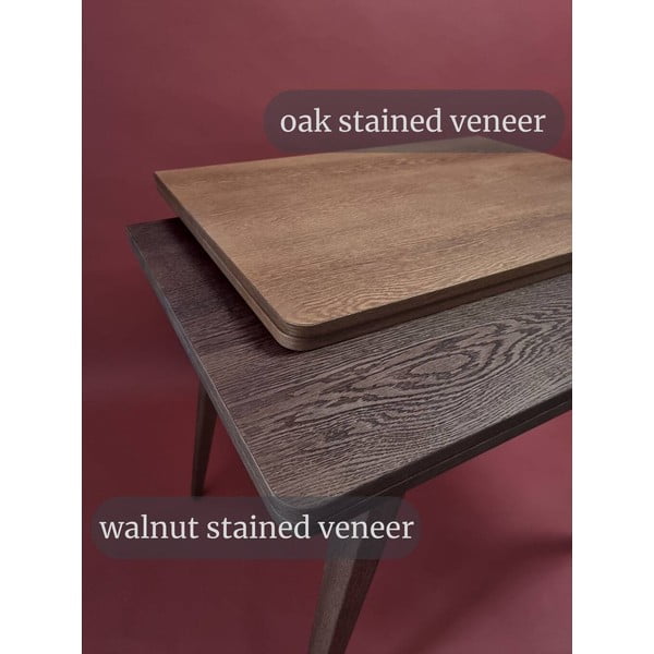 Bővíthető étkezőasztal kőrisfa dekoros asztallappal 65x90 cm Envelope – Ragaba-image-4