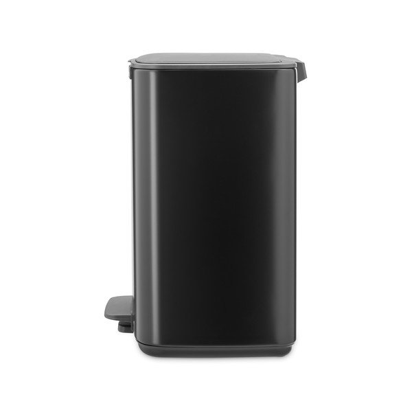 Matt fekete acél pedálos szemetes 12 l Bo – Brabantia-image-3