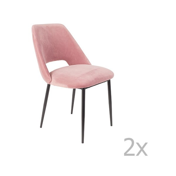 Cinderella 2 részes rózsaszín szék szett - White Label