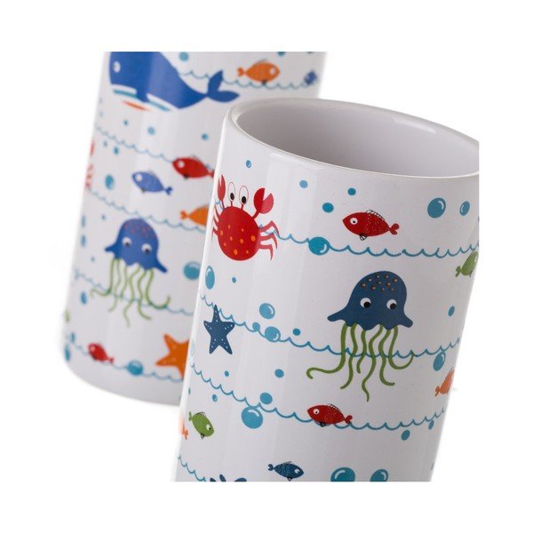 Fehér fürdőszobai kiegészítő szett Aquario – Casa Selección-image-1