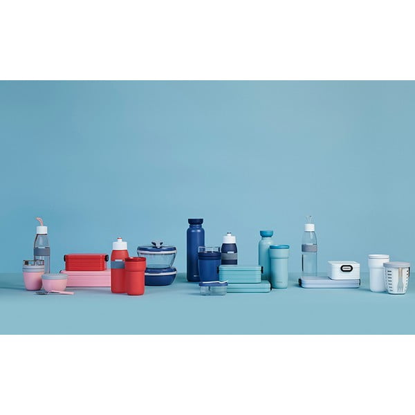 Uzsonnás doboz villával, 3 db-os Vivid blue – Mepal-image-3