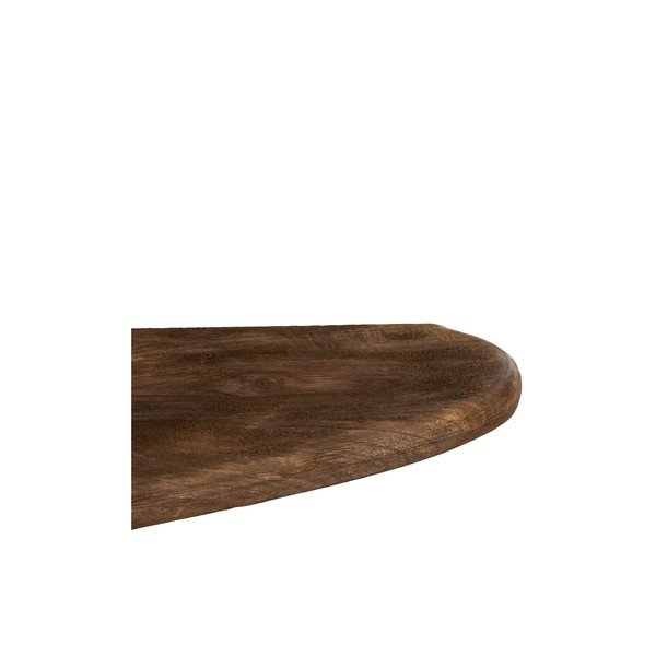 Sötét natúr színű mangófa fali polc 49 cm Ginosu – Light & Living-image-2