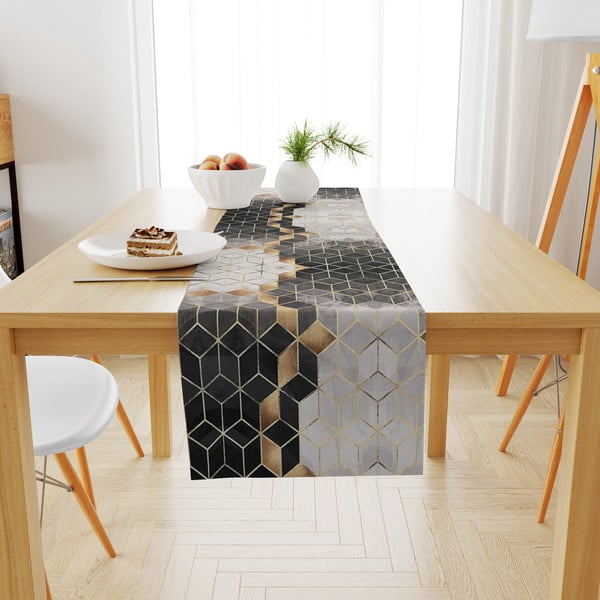 Asztali futó 140x45 cm Optic - Minimalist Cushion Covers-image-2