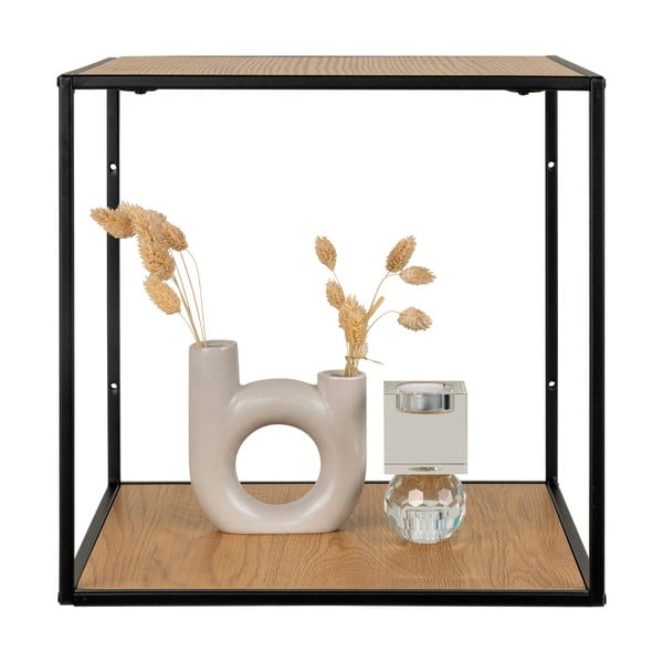 Natúr színű fali polc tölgyfa dekorral Vita – House Nordic-image-3