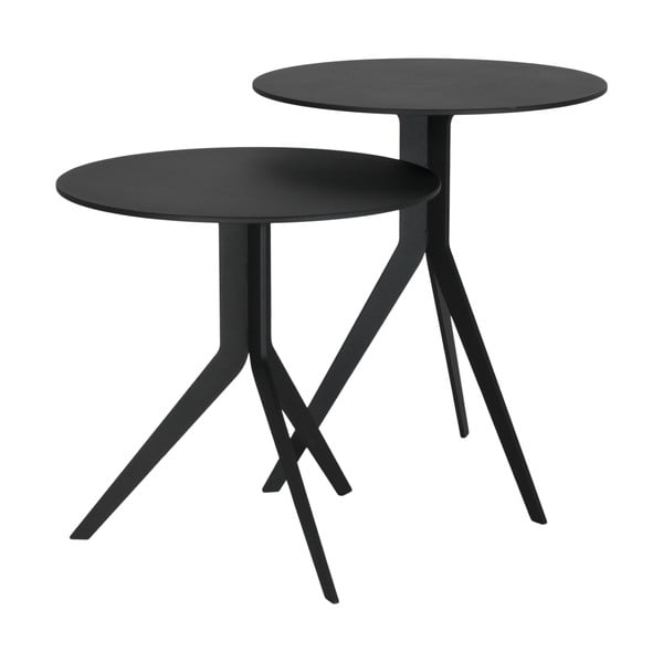 Fém kerek tárolóasztal ø 38 cm Daley – Spinder Design-image-2