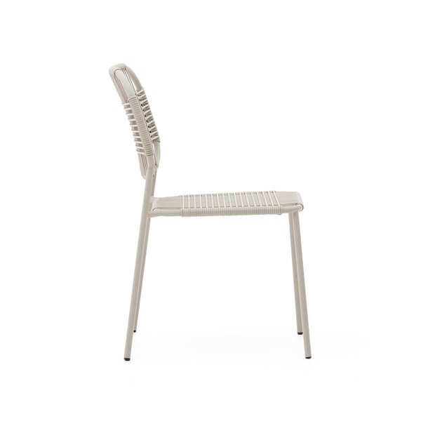 Bézs fém kerti szék Talaier – Kave Home-image-2