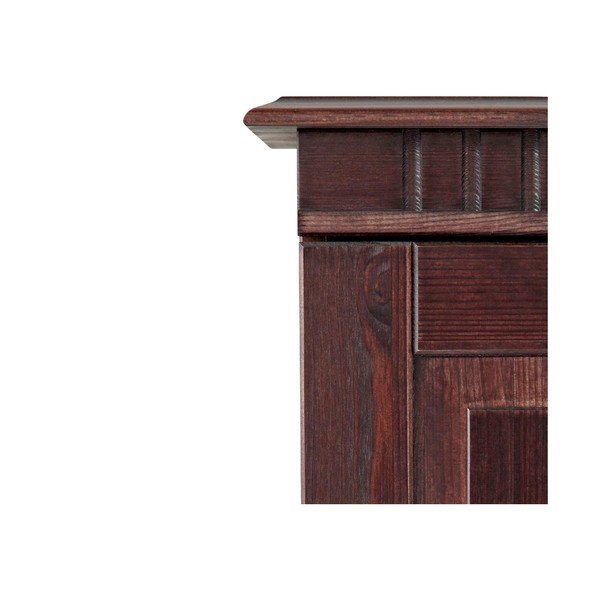 Barna borovi fenyő szekrény 100x35 cm Cubrix – Støraa-image-3