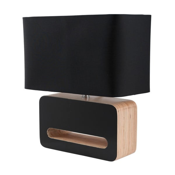 Wood fekete asztali lámpa - Zuiver-image-3