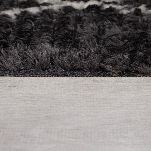 Fekete szőnyeg 160x230 cm Aisha – Flair Rugs-image-3