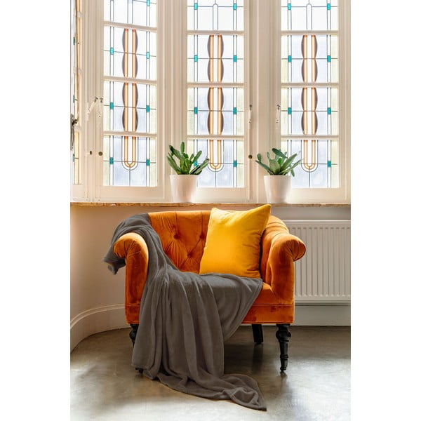 Szürke mikroplüss takaró, 150 x 200 cm - Tiseco Home Studio-image-1