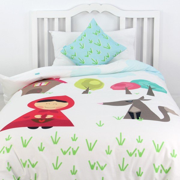 Grandma gyermek pamut ágyneműhuzat, 140 x 200 cm - Mr. Fox-image-1