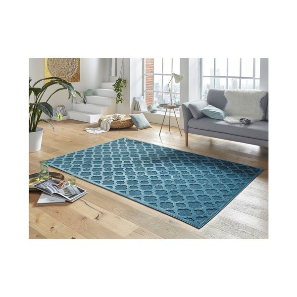 Shine Mero kék szőnyeg, 80 x 125 cm - Mint Rugs-image-1