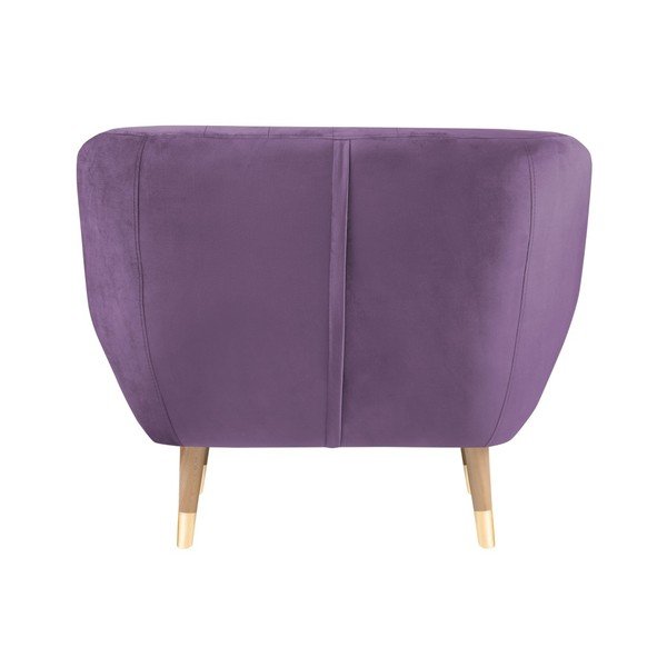 Benito lila bársony fotel - Mazzini Sofas-image-4