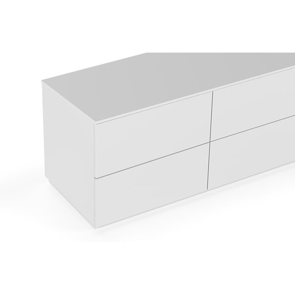 Fehér komód fiókokkal, 120 x 54 cm Join - TemaHome-image-1