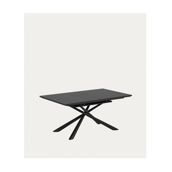 Bővíthető étkezőasztal kerámia asztallappal hosszabbító asztallappal 90x160 cm Theone – Kave Home-image-3