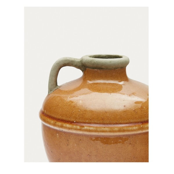 Barna kerámia váza Tamariu – Kave Home-image-3