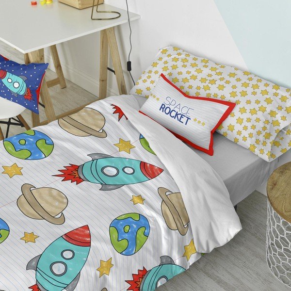 Rocket kétoldalas pamut párnahuzat, 50 x 30 cm - Mr. Fox-image-1