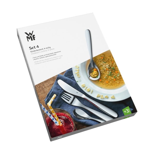 Safari 4 db-os rozsdamentes acél, gyerek evőeszköz készlet - WMF-image-1