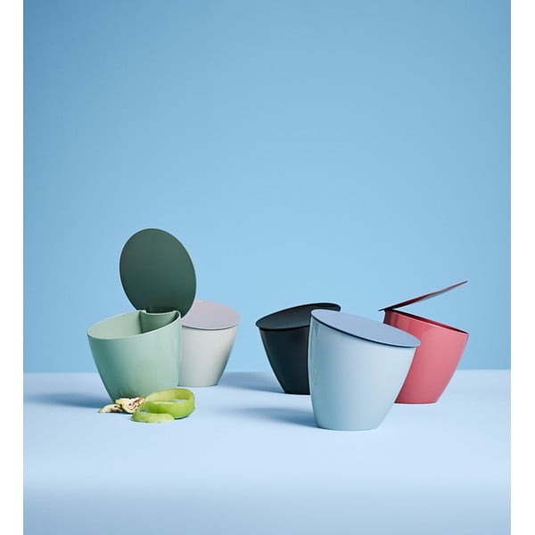 Krémszínű komposztálható hulladék gyűjtő 2,2 l Nordic white – Mepal-image-2