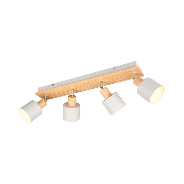 Fehér-natúr színű spotlámpa ø 9 cm Shanti – Trio-image-2