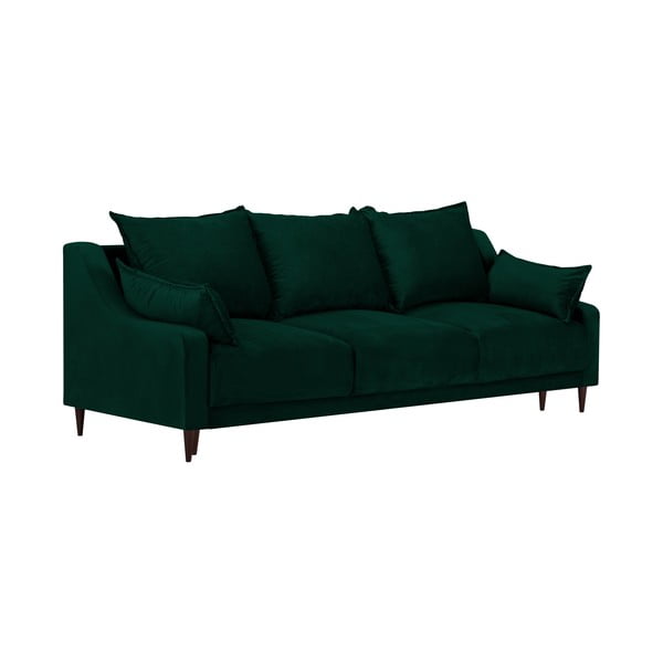 Freesia sötétzöld kinyitható kanapé tárolóhellyel - Mazzini Sofas-image-2