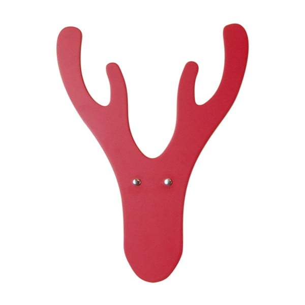 Reindeer piros fali akasztó - Furniteam