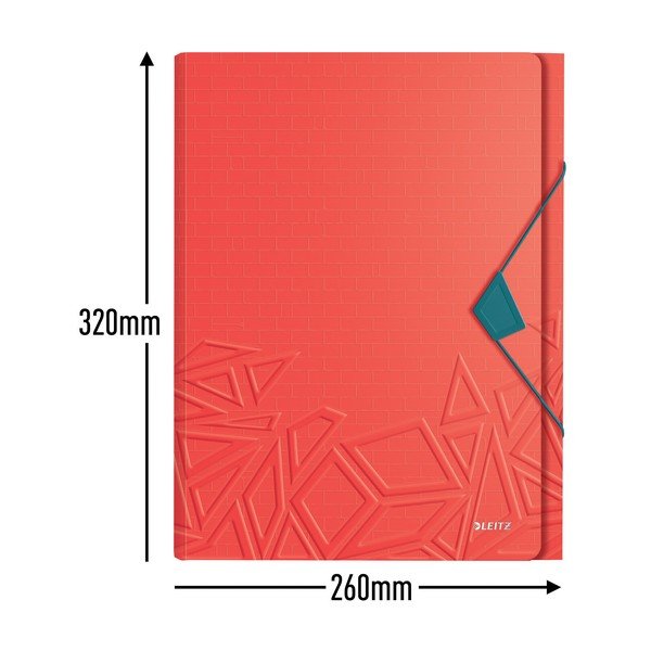 Piros rekeszes mappa - Leitz-image-3