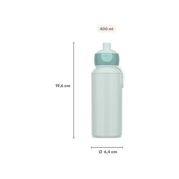 Bézs műanyag gyerek ivópalack 400 ml Sunshine & Rainbow – Mepal-image-4
