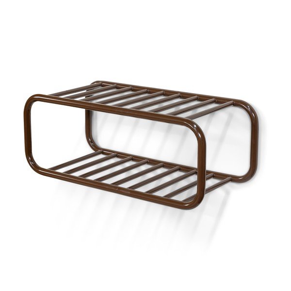 Sötétbarna fém függő cipőtartó 72x28x35 cm Retro – Spinder Design-image-2