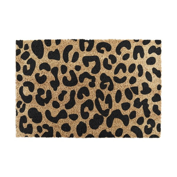 Kókuszrost lábtörlő 40x60 cm Leopard – Artsy Doormats