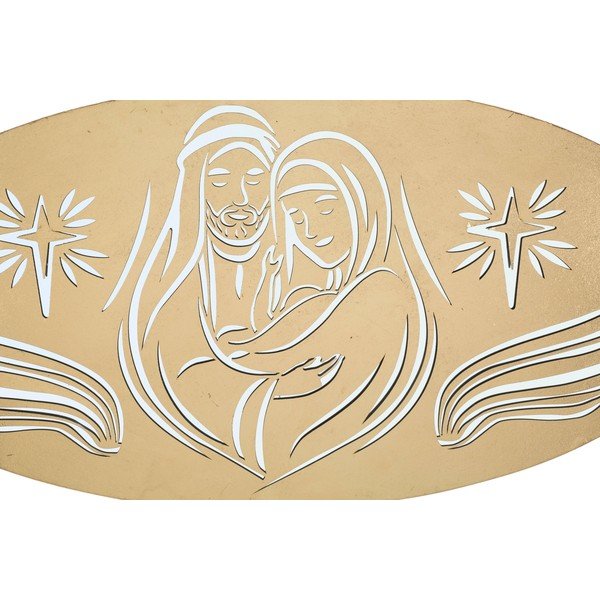 Nativity aranyszínű fali dekoráció - Mauro Ferretti-image-2