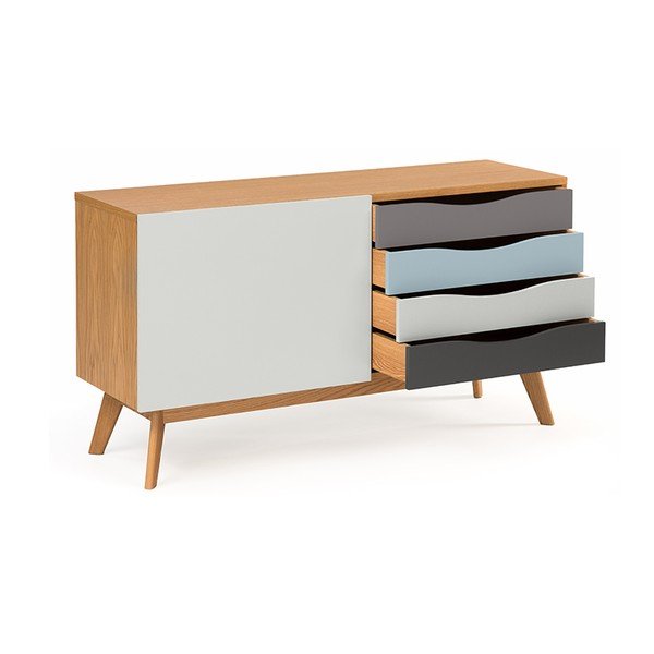 Avon komód kék és szürke fiókokkal - Woodman-image-4