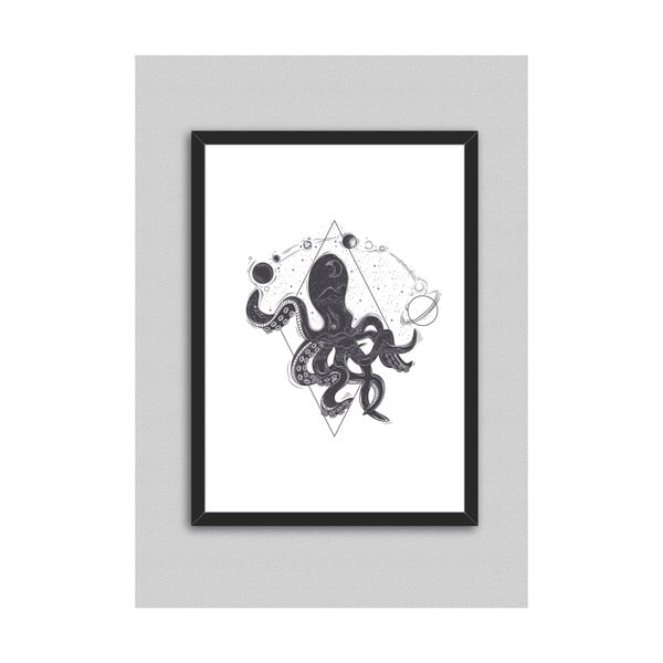 Octopus poszter keretben - North Carolina Scandinavian Home Decors