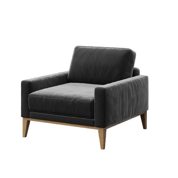 Musso szürke bársonyfotel - MESONICA-image-2