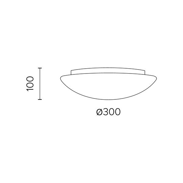 MATO mennyezeti lámpa, ⌀  30 cm - Sotto Luce-image-3