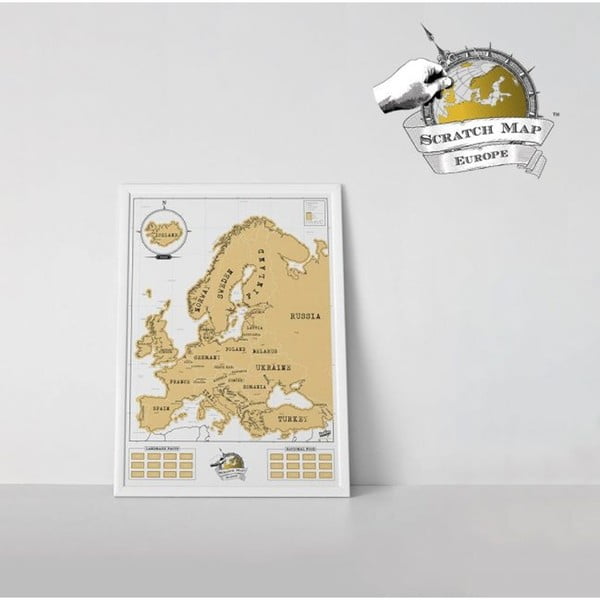 Európa kaparós térkép - Luckies of London-image-2