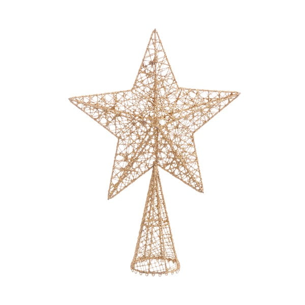 Estrella aranyszínű karácsonyfa csúcsdísz - Unimasa