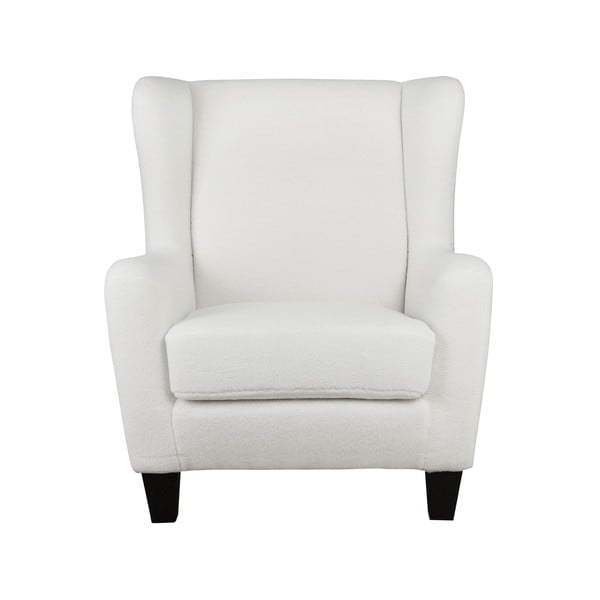 Fehér bársony füles fotel Zhili - Støraa-image-3