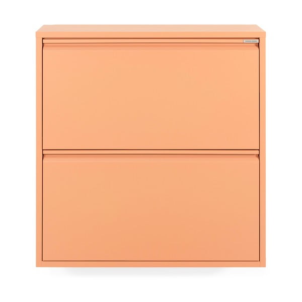 Lazacszínű fém billenő ajtós cipőtartó 75x77,5x22,5 cm Billy – Spinder Design-image-3