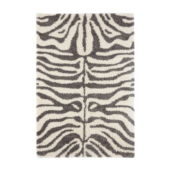 Striped Animal szürke-bézs szőnyeg, 290x200 cm - Ragami