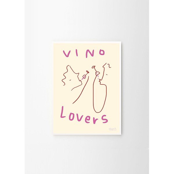 Poszter 50x70 cm Vino Lovers – Ruby Hughes – The Poster Club-image-3