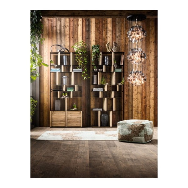 Storm könyvespolc újrahasznosított borovi fenyőből - Kare Design-image-4