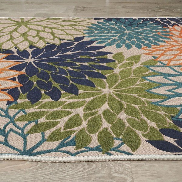 Mosható pamut keverék szőnyeg 100x150 cm Geo Flowers – Conceptum Hypnose-image-4