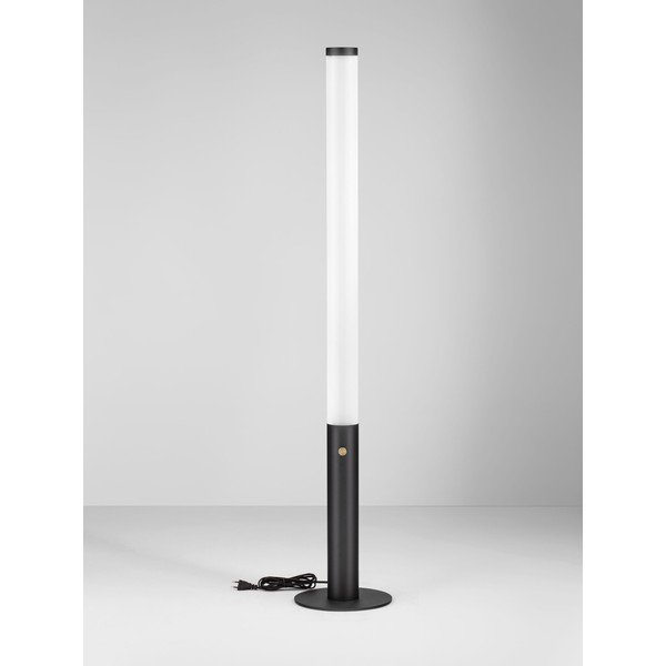 Matt fekete acél LED dimmelhető állólámpa akrilüveg búrával (magasság 141 cm) Glaze – Nova Luce-image-4
