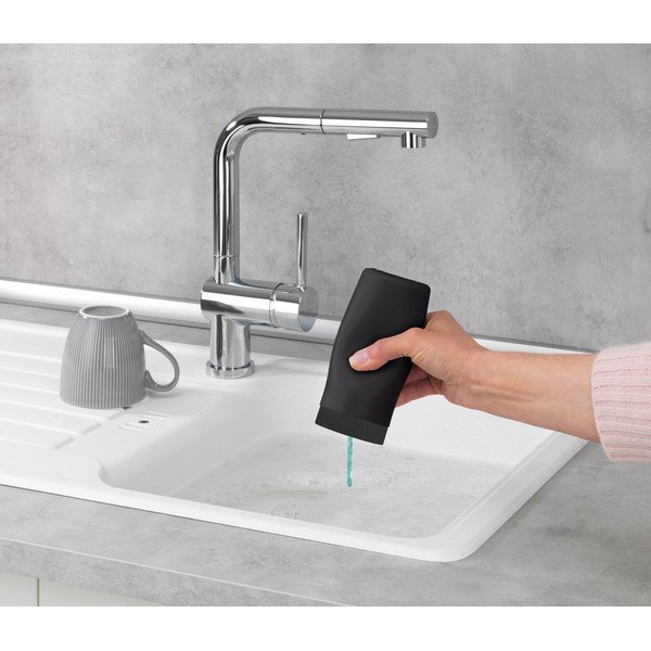 Easy Squeez-e fekete szilikon szappanadagoló - Wenko-image-1