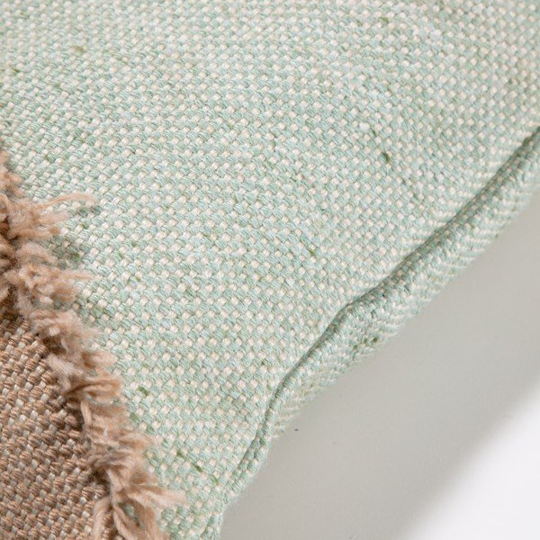 Dalila rózsaszín-bézs párnahuzat újrahasznosított műanyagból, 45 x 45 cm - Kave Home-image-1